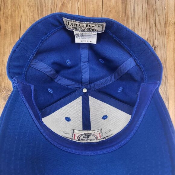 2010 U.S. Open Pebble Beach American Needle Fitted Sz S/M Hat Cap Blue Golf PGA - Picture 9 of 11